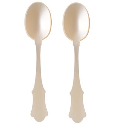 Sabre Paris Honorine acrylic serving spoons, set of 2