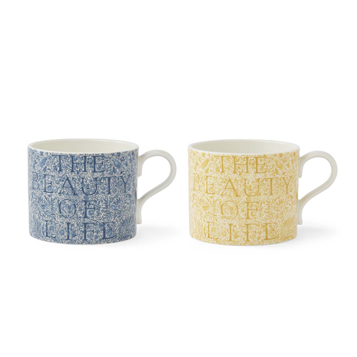 Morris & Co. Large Mugs Set of 2 | The Beauty of Life