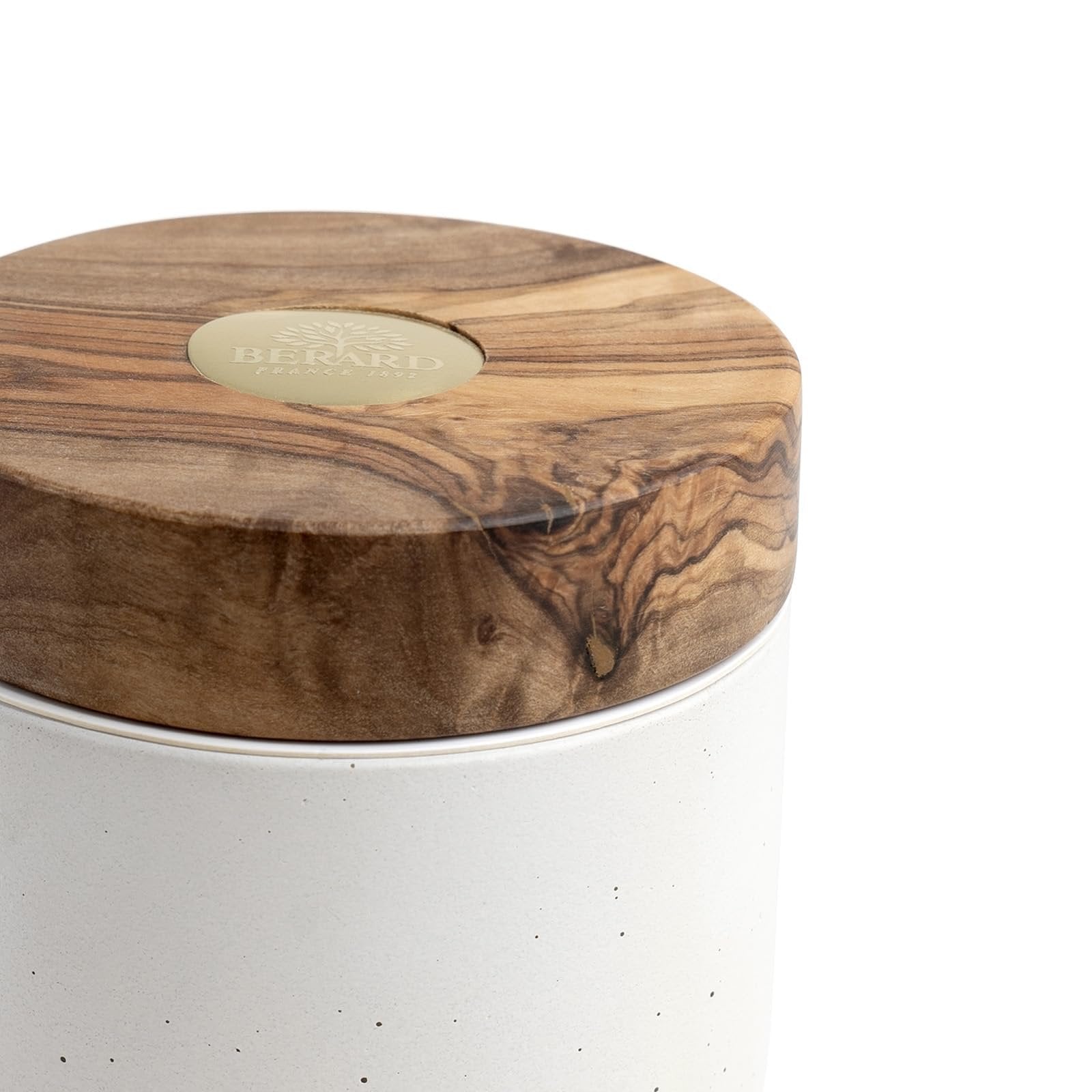 Berard Millenari Olive Wood Salt & Pepper Tall Keeper - Thumbnail 3