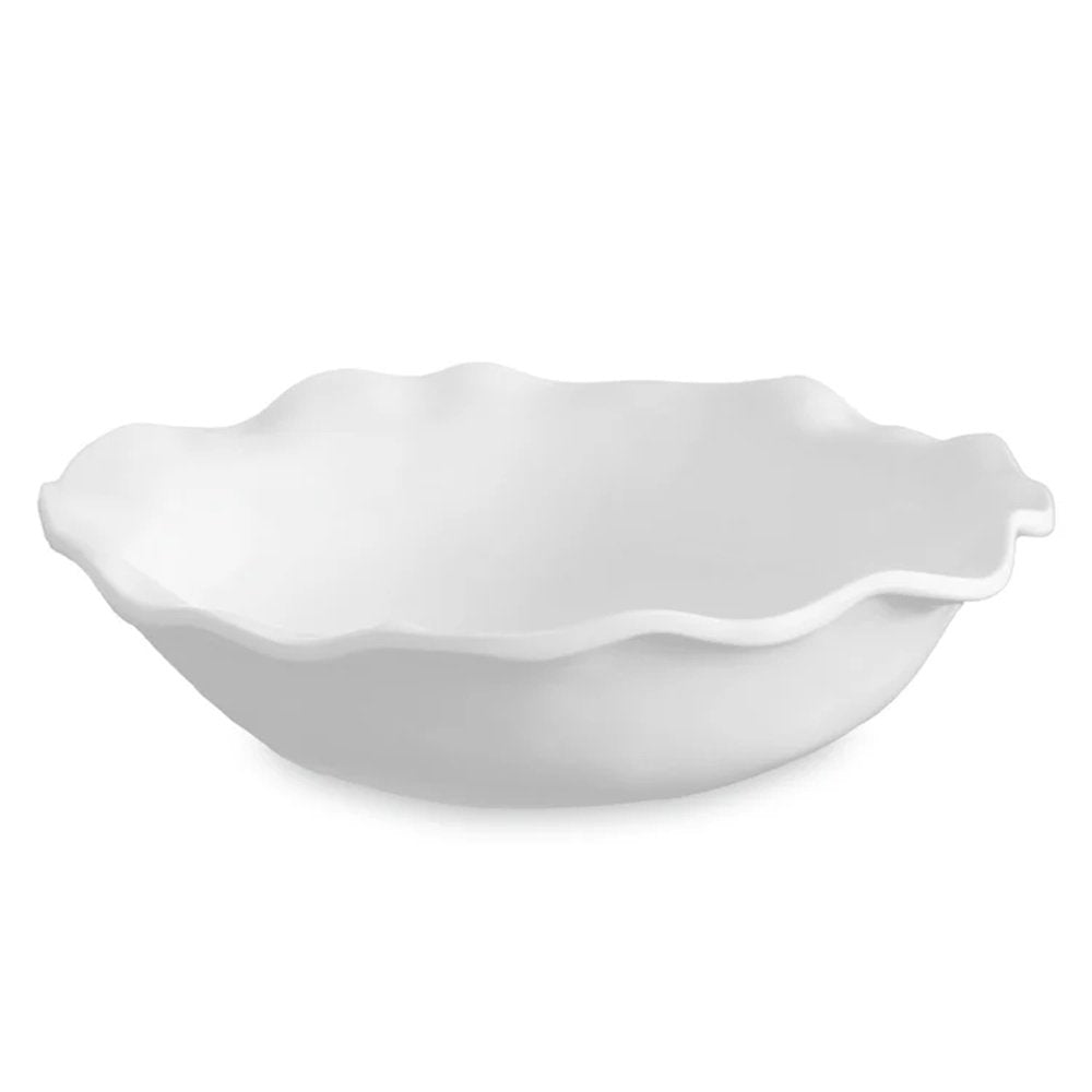 VIDA Havana Large Pasta Bowl in White Melamine | 14"D