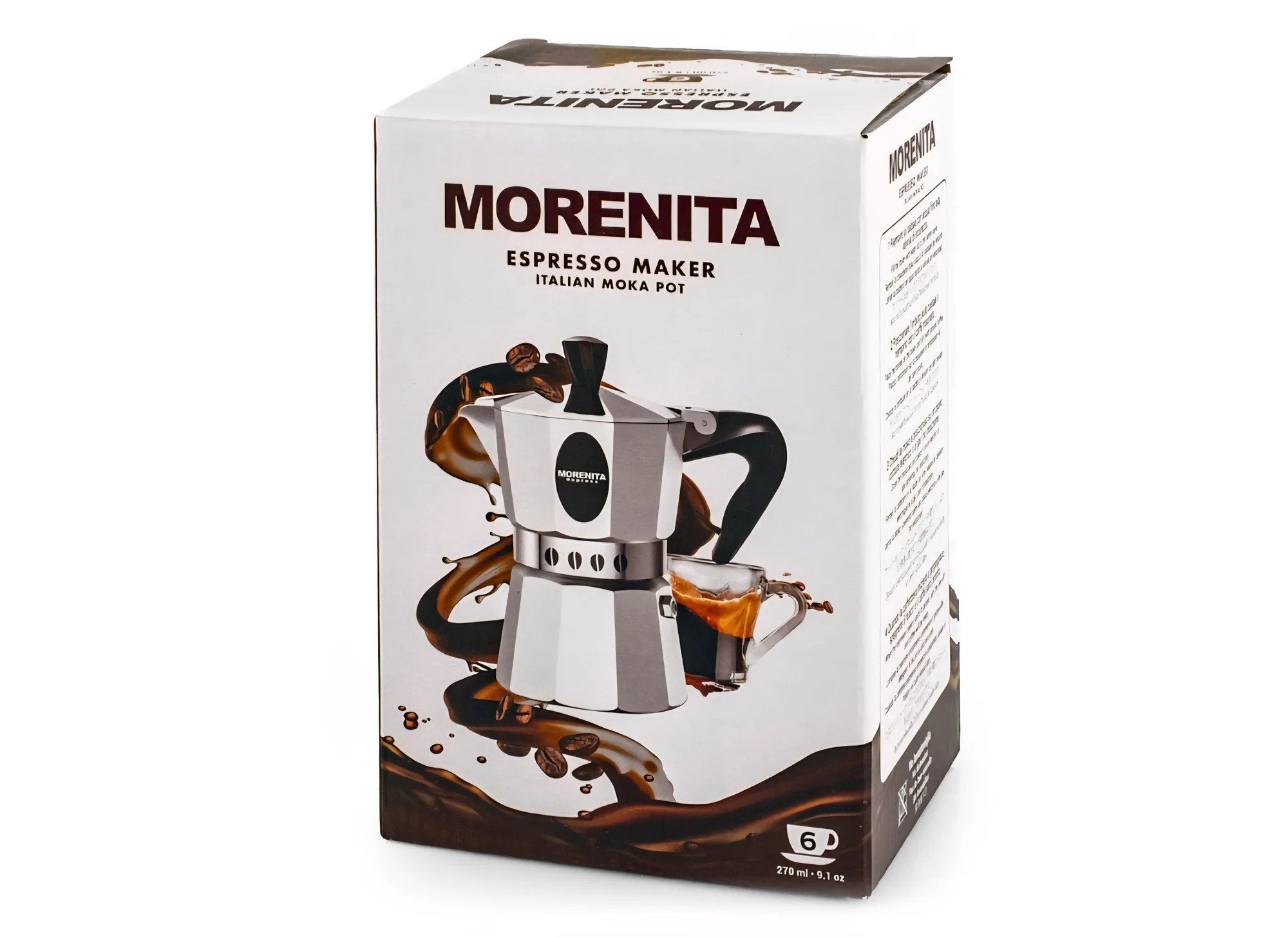 Bialetti Morenita Moka pot with warm-toned finish