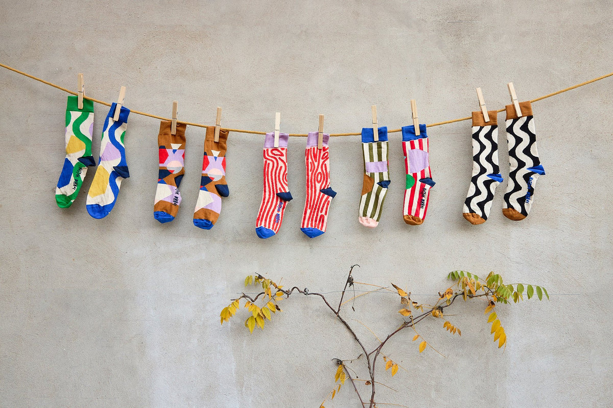 Donna Wilson Wiggle Organic Cotton Socks | Women's US 6–9