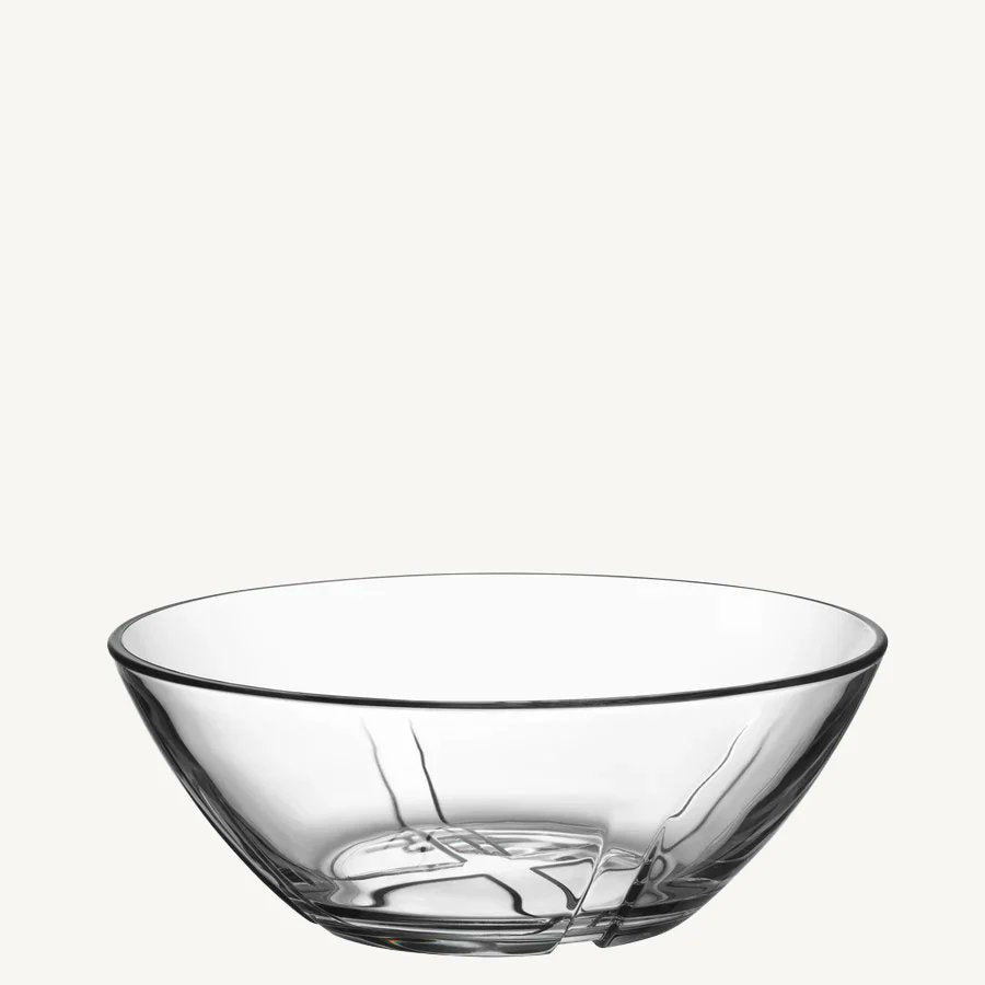 Kosta Boda Bruk small bowl in clear art glass – designed by Anna Ehrner handmade in Sweden