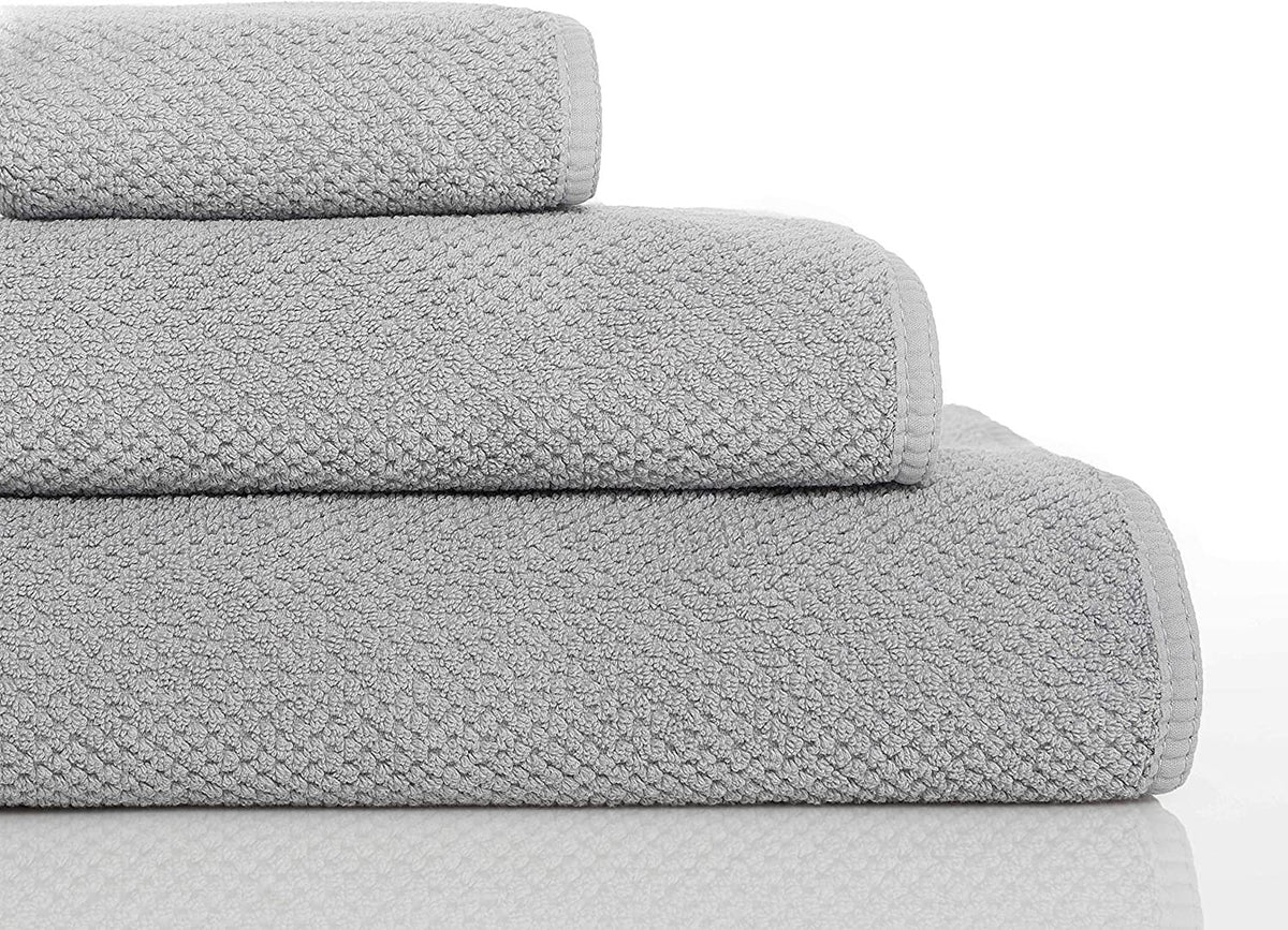 Graccioza Long Double Loop Towel Collection | Silver