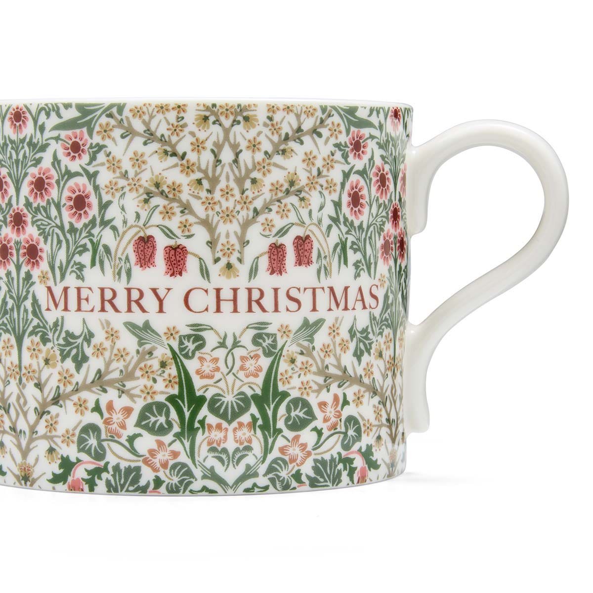 Spode Merry Christmas Morris & Co. Bluebell and Blackthorn Mug Set of 2