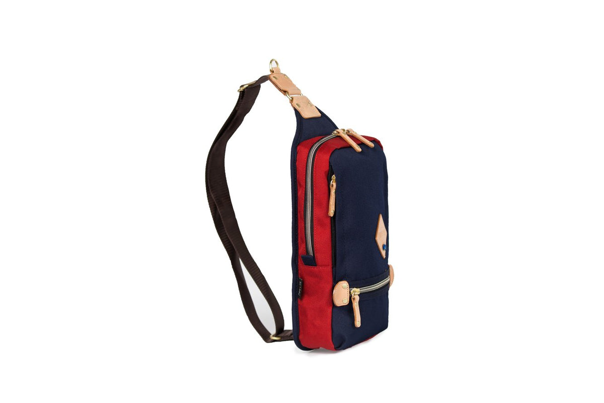 Harvest Label Sling Pack Pro Navy - Compact EDC Shoulder Bag with Multiple Zippered Pockets