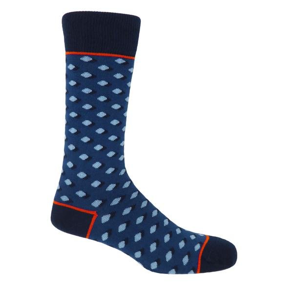 Peper Harow "Disruption" Luxury Men's Socks One Size | Navy