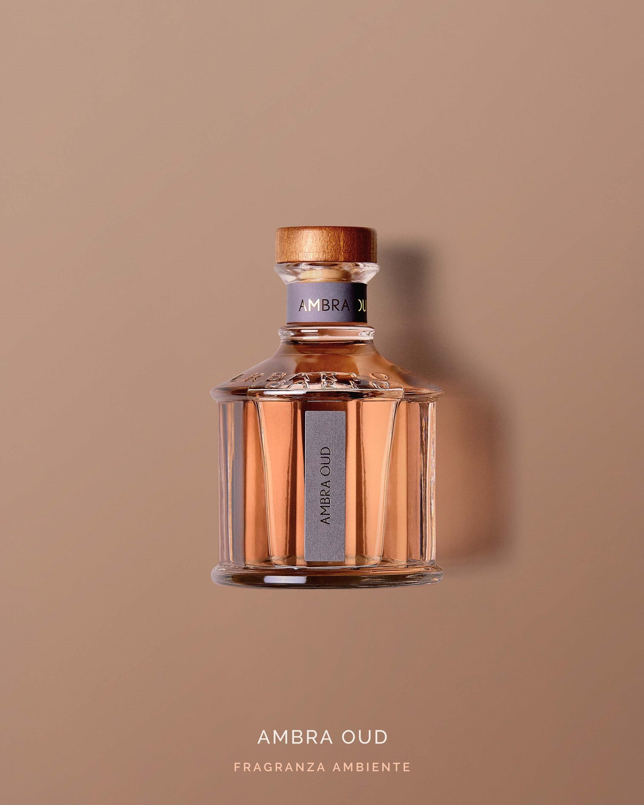 Luxury Italian Reed Diffuser Set – Erbario Toscano Ambra Oud with Refill