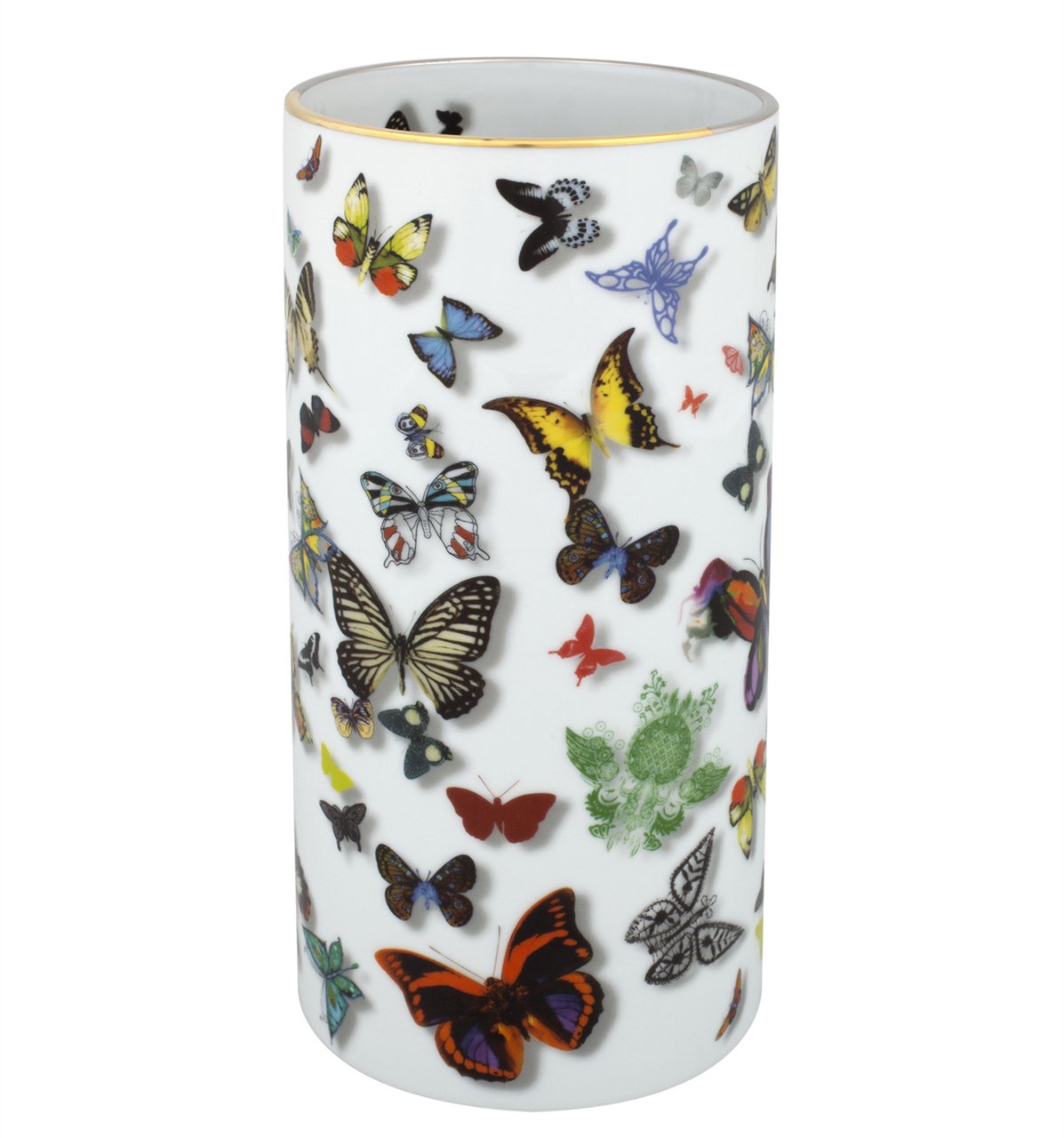 Vista Alegre Christian Lacroix Butterfly Parade Vase 9.7"H in Gift-Box