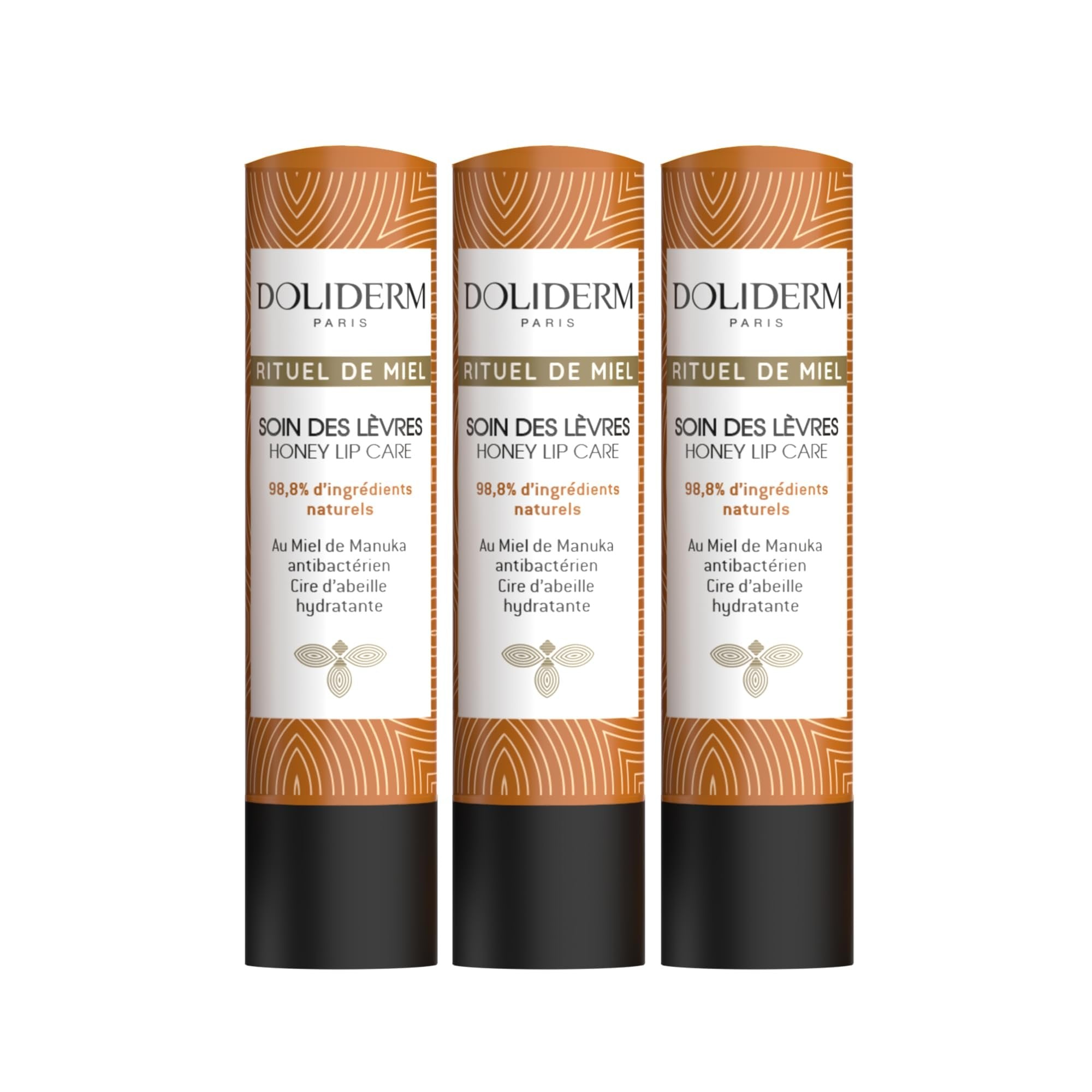 Doliderm Rituel de Miel Honey Lip Balm | Set of 3 (Nourishing Lip Care)