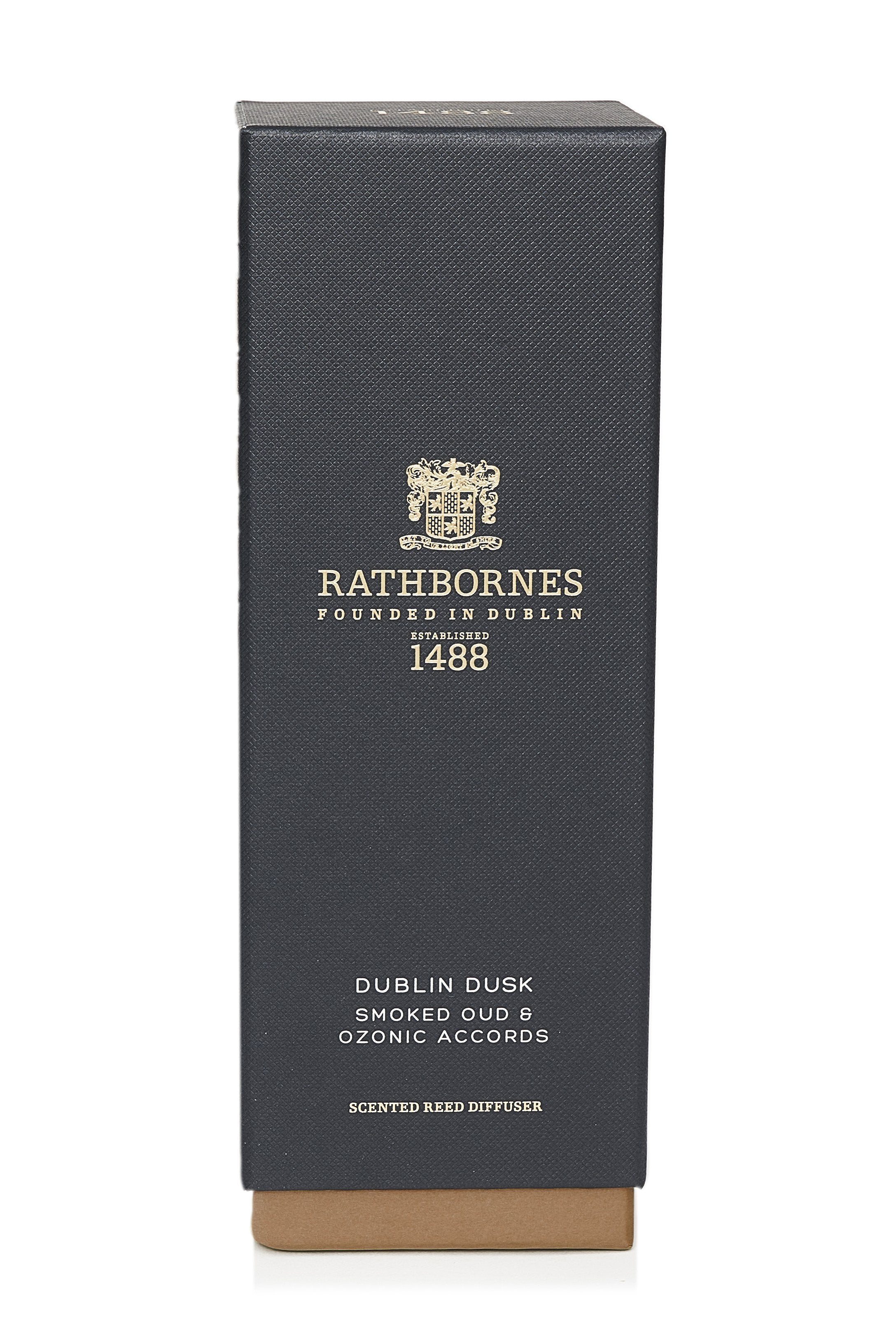 Rathbornes Dublin Dusk Smoked Oud & Ozonic Accords Luxury Reed Diffuser - Thumbnail 2
