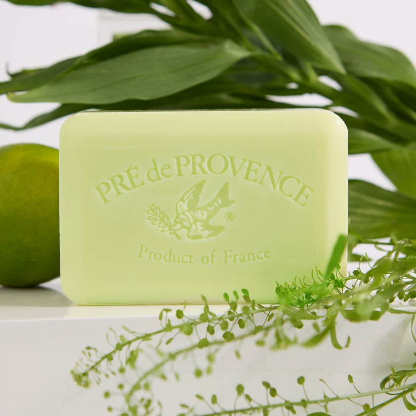 Pre de Provence Linden Soap Bar, 250g quad-milled French soap