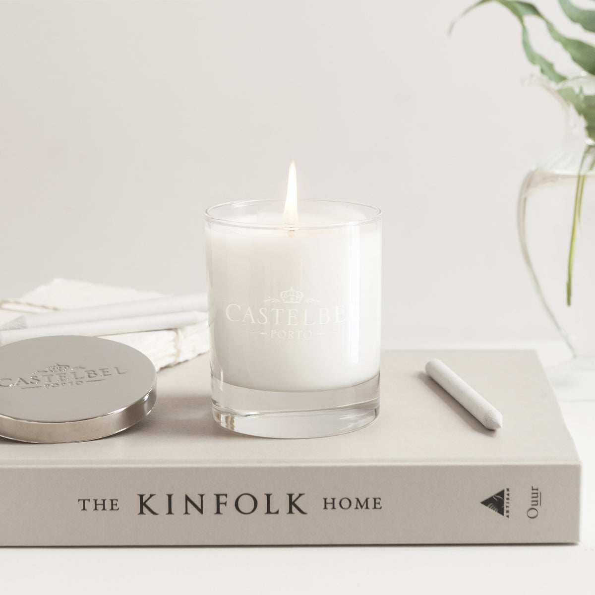 Castelbel White Jasmine Aromatic Candle 210g Floral Fragrance