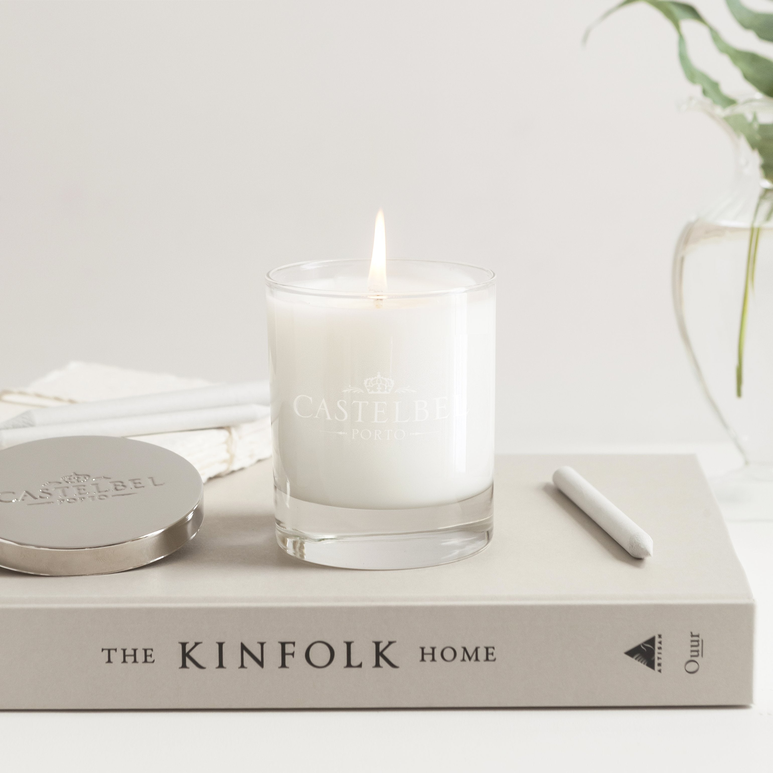 Castelbel White Jasmine Luxury Fragranced Candle 7.4 oz