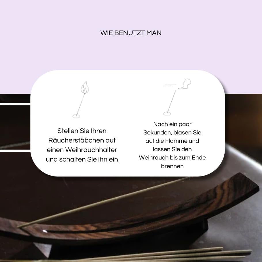 Esteban Bamboo Figue Noir Sticks | 20 Incense Sticks Natural Traditionally Made Vegetal Binder Colorant Free | BLACK FIG