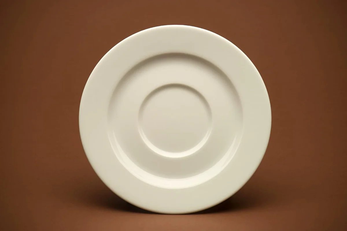 Pillivuyt Sancerre White Porcelain Breakfast Saucer | Set of 4