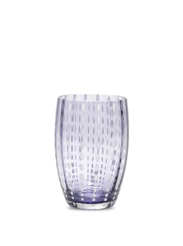 Zafferano Perle Glass Tumblers (10.8oz) | Set of 2