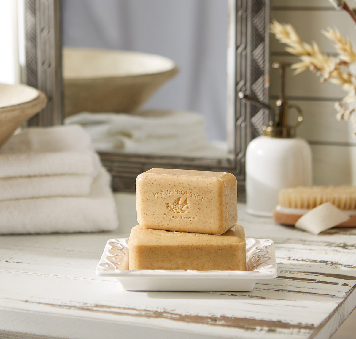 Pre de Provence 250g Soap Bar, Pack of 6 - Honey Almond