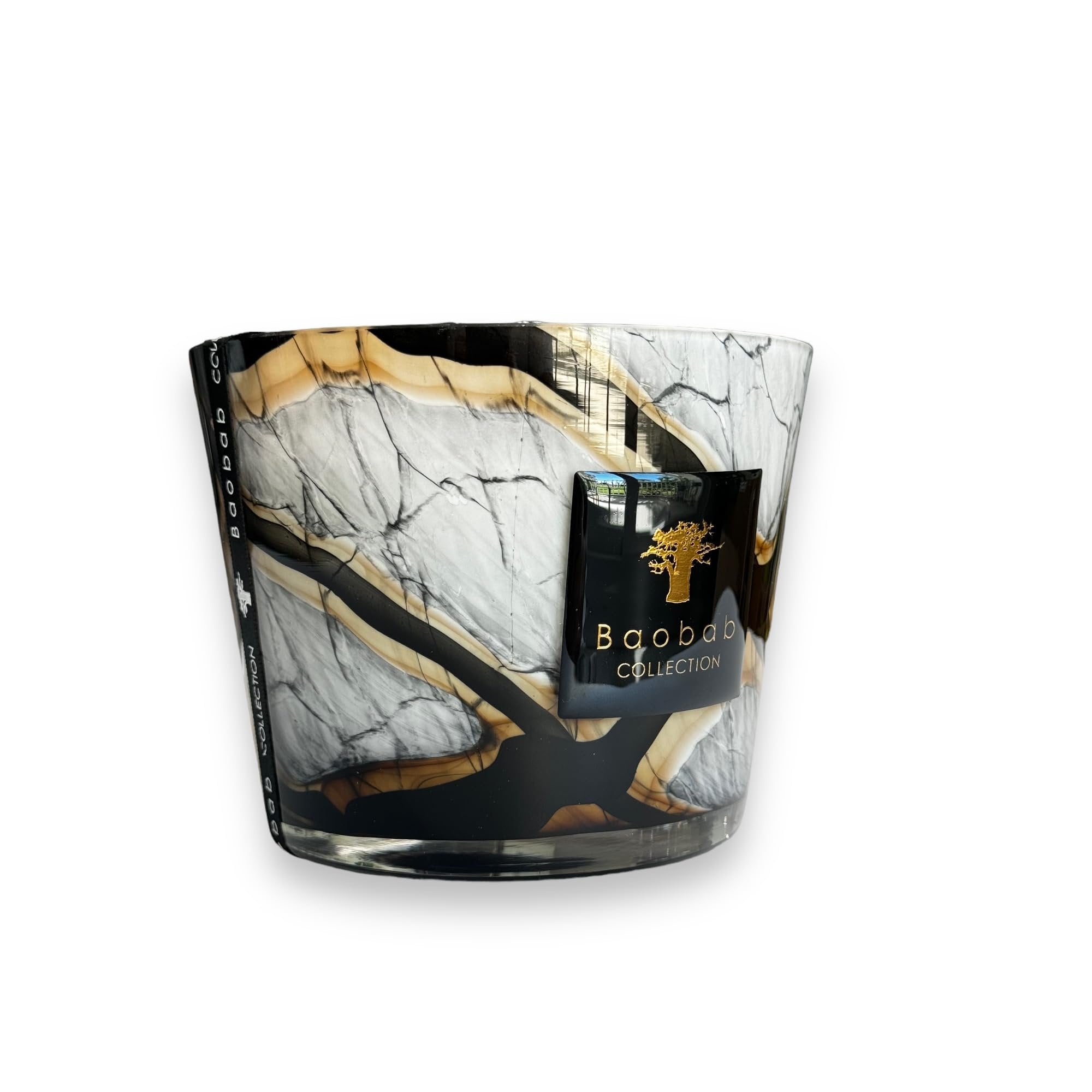 STONES MARBLE Luxury Scented 4 Wick Candle | Leather & Tuberose Scent (MAX10)