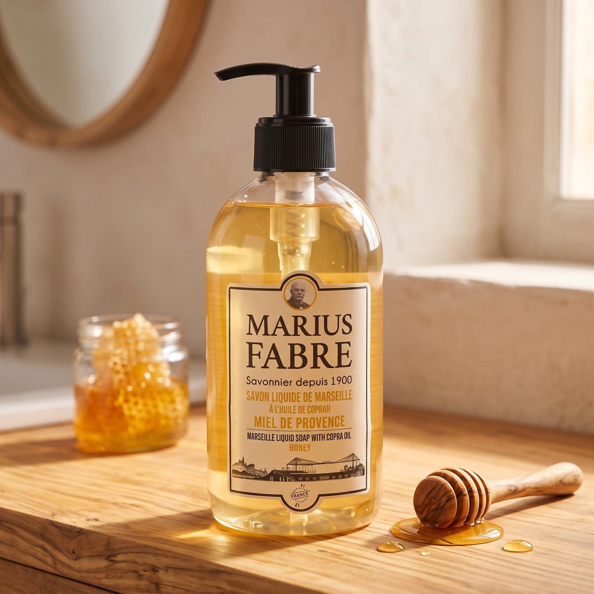 Marius Fabre Heather Honey Liquid Soap, sweet summer fragrance
