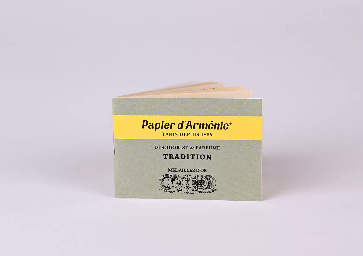 Papier d'Arménie Scented Burning Paper | Set of 3 Booklets | Tradition, Rose & Arménie