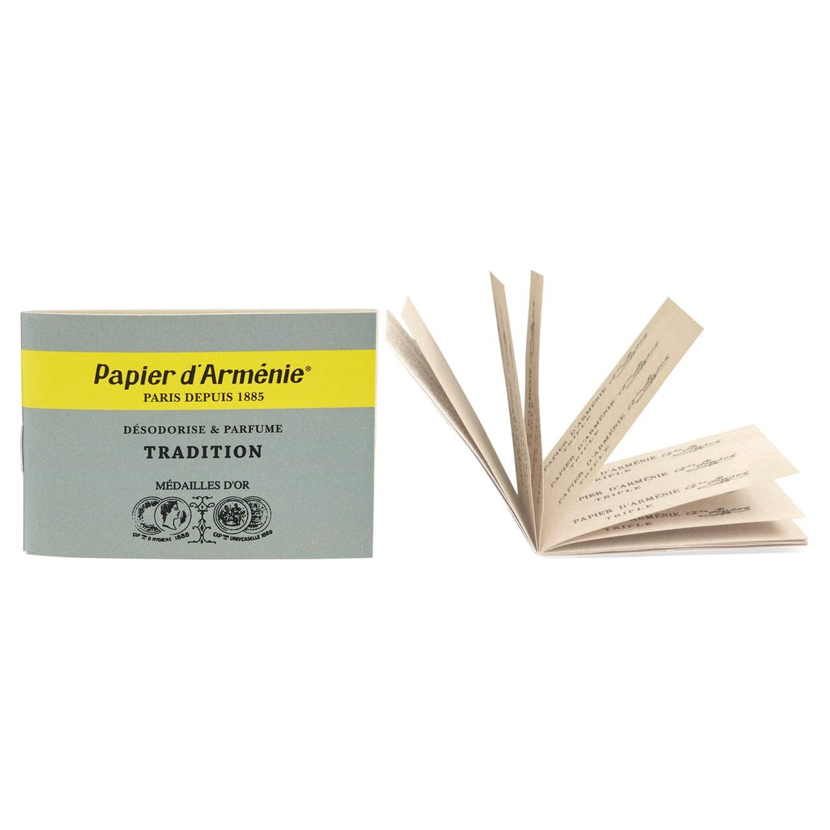 Papier d’Arménie Incense Paper Booklet | French Home Fragrance (12 Sheets)