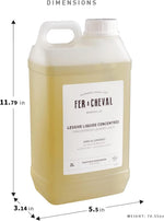 Fer à Cheval Concentrated Laundry Liquid, Allergen Free with Marseille Soap Laundry Detergent Liquid, Organic Washing Detergent Laundry Soap, Fresh Spring, 67.6 Fl oz/2 Liters