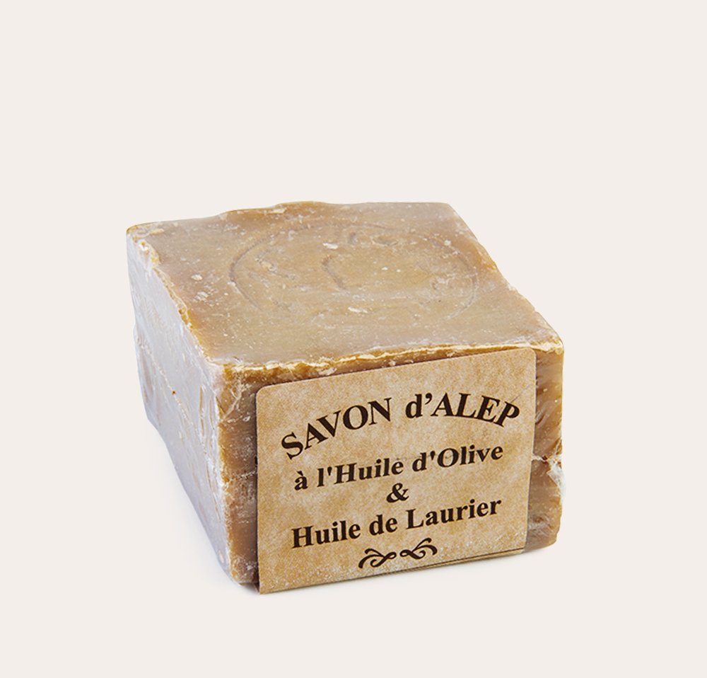 Aleppo Bar Soap with Olive and Laurel Oil | For Body & Hair | Set of 2 (200g)