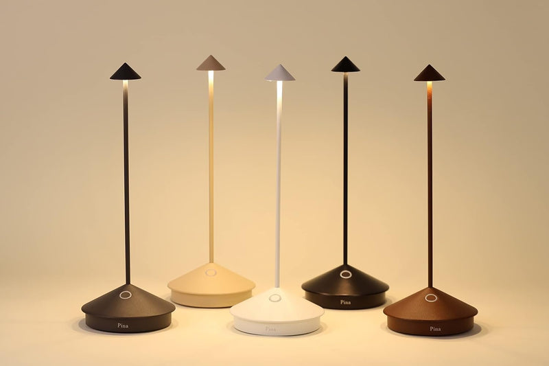 Zafferano Pina Pro LED Cordless Table Lamp | Black