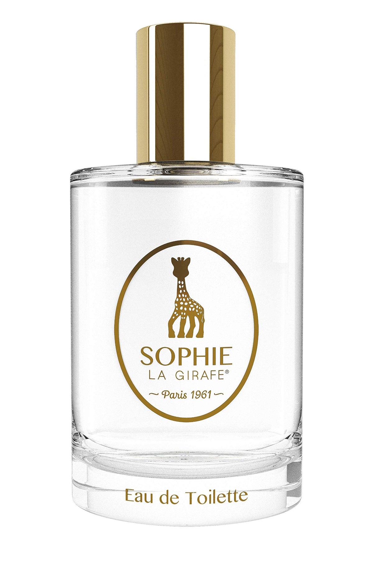Sophie la Girafe Eau de Toilette 100ml – Gentle Fragrance for Mothers and Children (over 5 years) – 96% Natural Ingredients – Vegan – Made in France – With Soothing Teething Ring | Lemon Peach and Orange Blossom Scents
