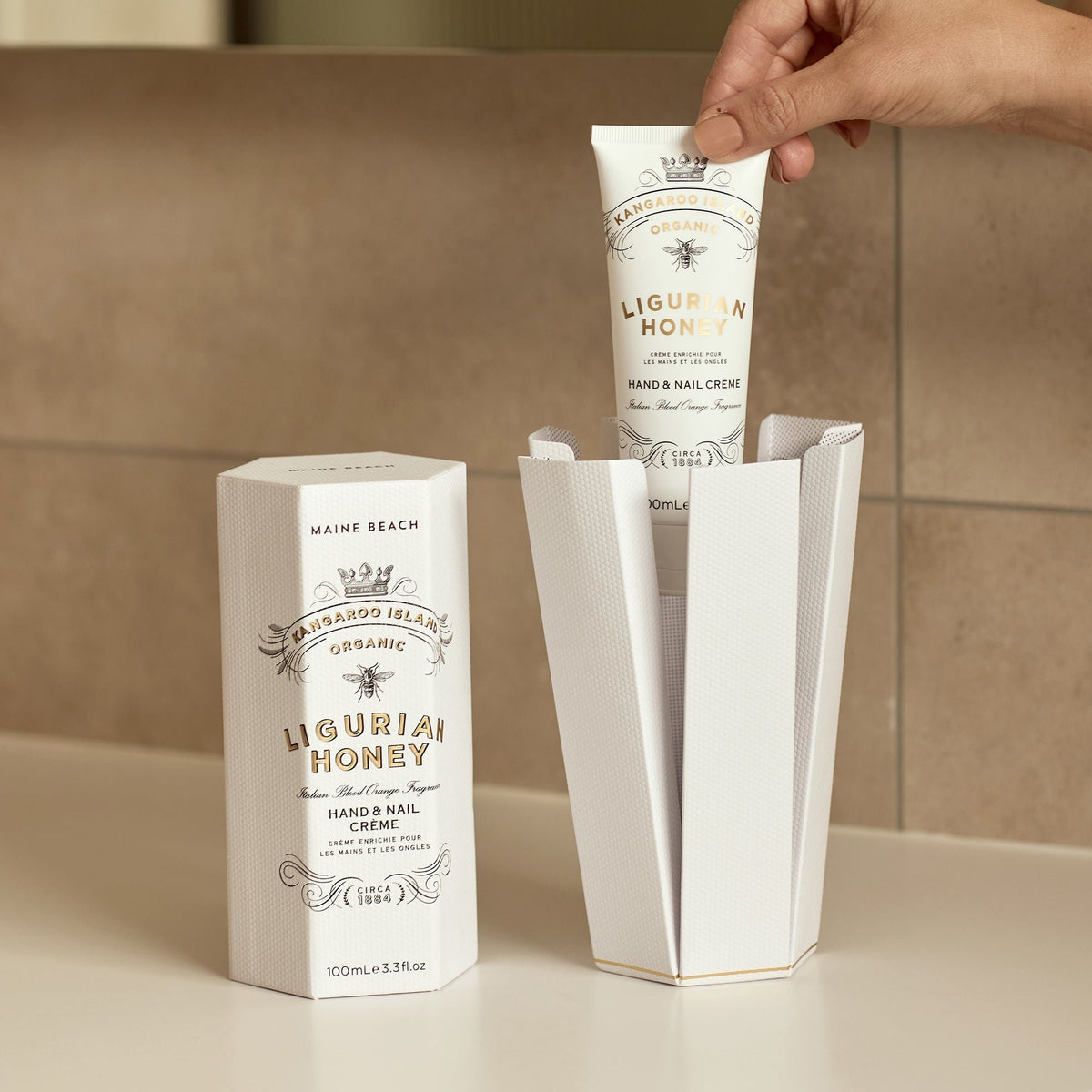 Kangaroo Island Organic Ligurian Honey Hand & Nail Cream | 100ml