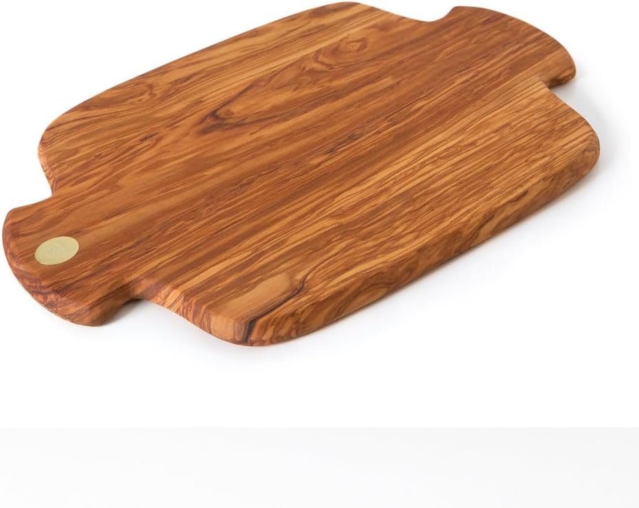 Berard Rancine Olivewood Handle Serving & Cutting Board | 15.7" x 11.8"