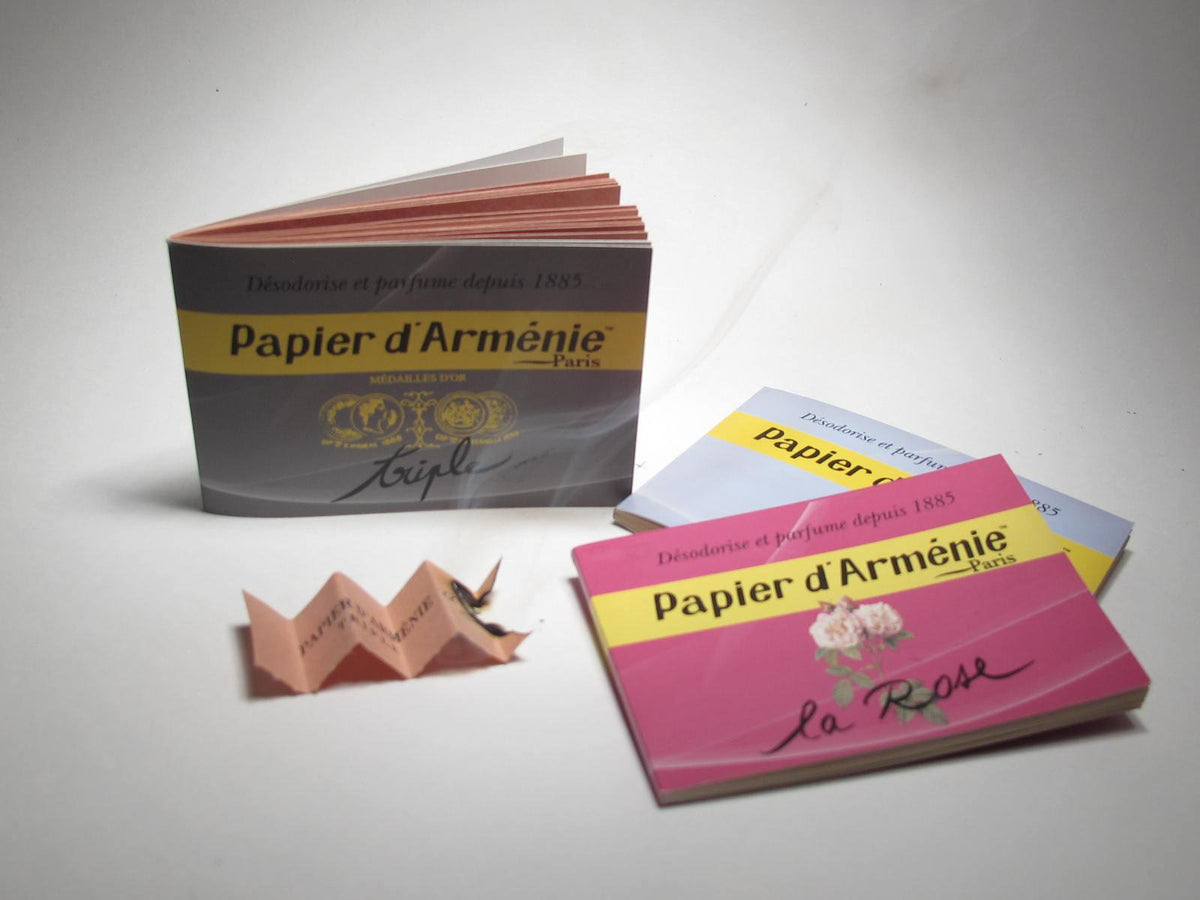 Papier d'Arménie French Incense Burning Papers – Single Booklet | 12 Sheets