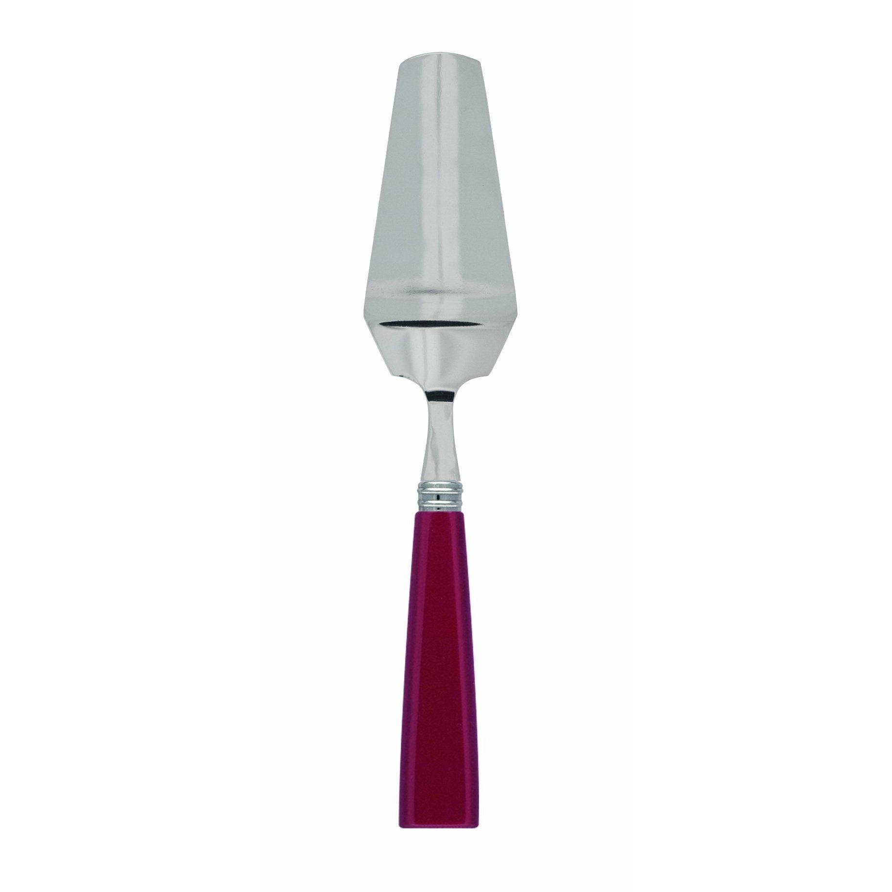 SABRE PARIS - Pie Server 9.8 inches - Icône Collection - Pies & Quiches - Stainless Steel & Acrylic - Dishwasher Safe - Aubergine