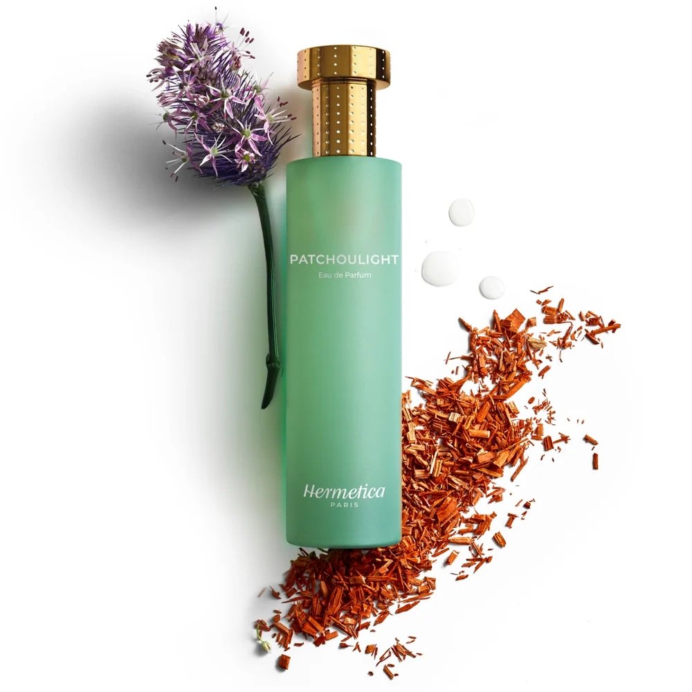 Hermetica Patchoulight Eau de Parfum — Alcohol-Free, Woody Musk Fragrance, 50ml