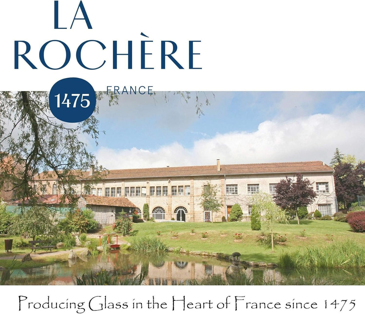 La Rochere Artois Wine Glass Set of 6 – Modern Drinking Glasses Set for Any Occasion – Upgrade Your Glassware with Our Dishwasher Safe Wine Glasses (8 oz)