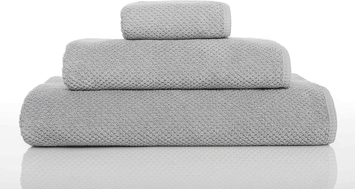 Graccioza Long Double Loop Towel Collection | Silver