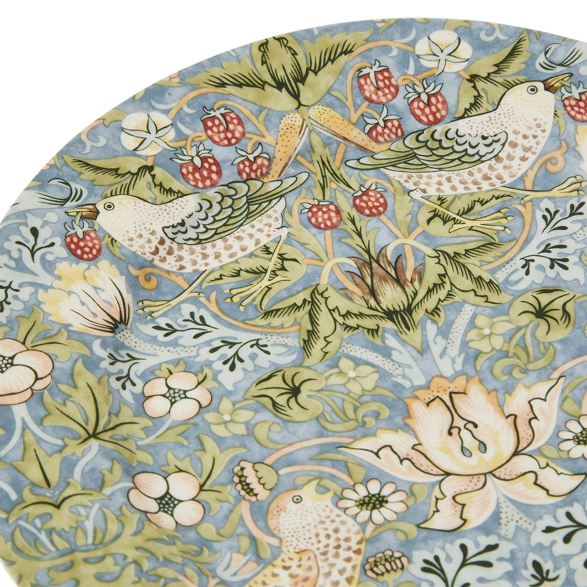 Morris & Co. Dessert Plates | Set of 4 | 8-Inch Round Plates for Dessert, Appetizers, and Dinner | Made of Fine Porcelain | Dishwasher and Microwave Safe