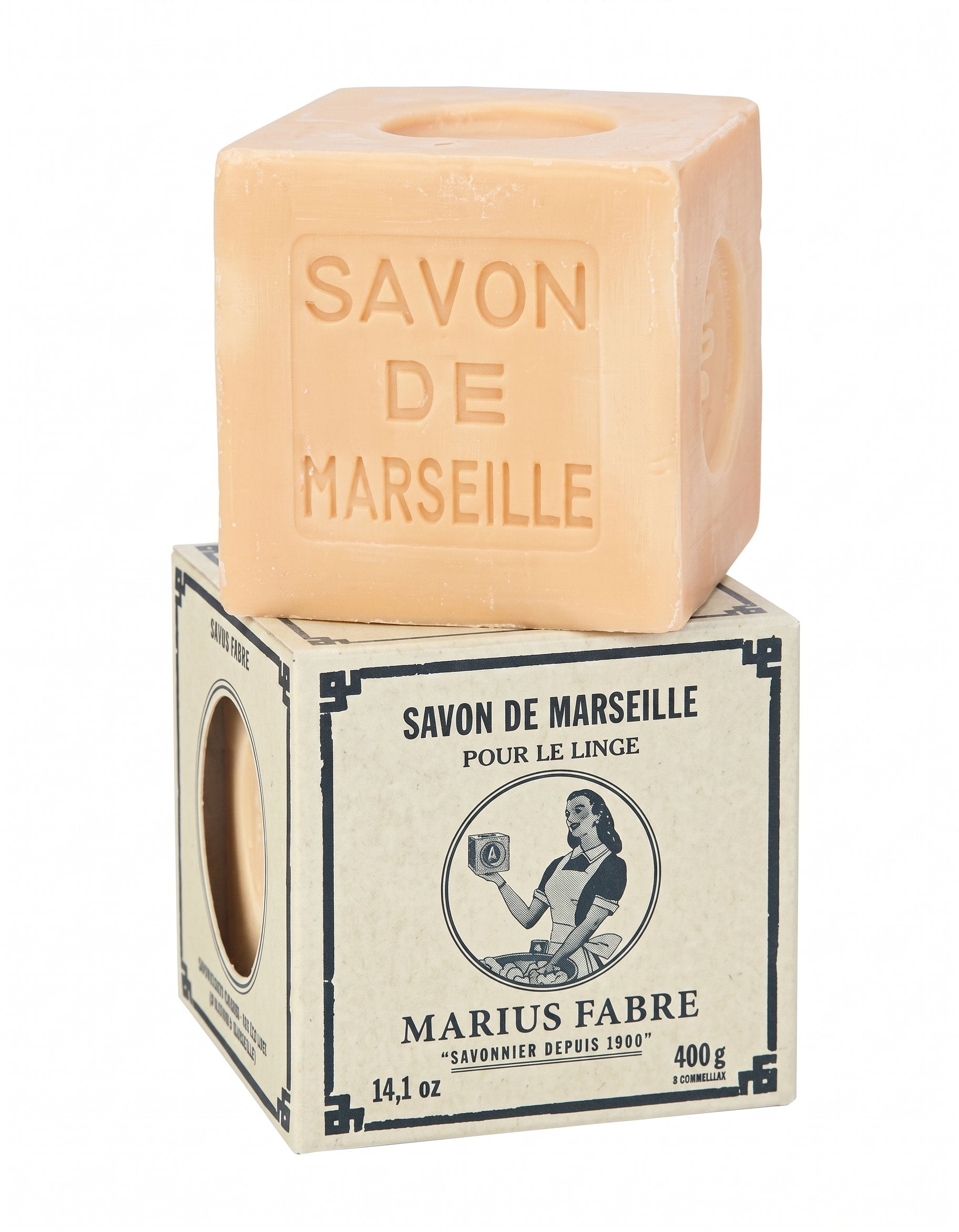 Marius Fabre Marseille Soap Cube, 400g, laundry