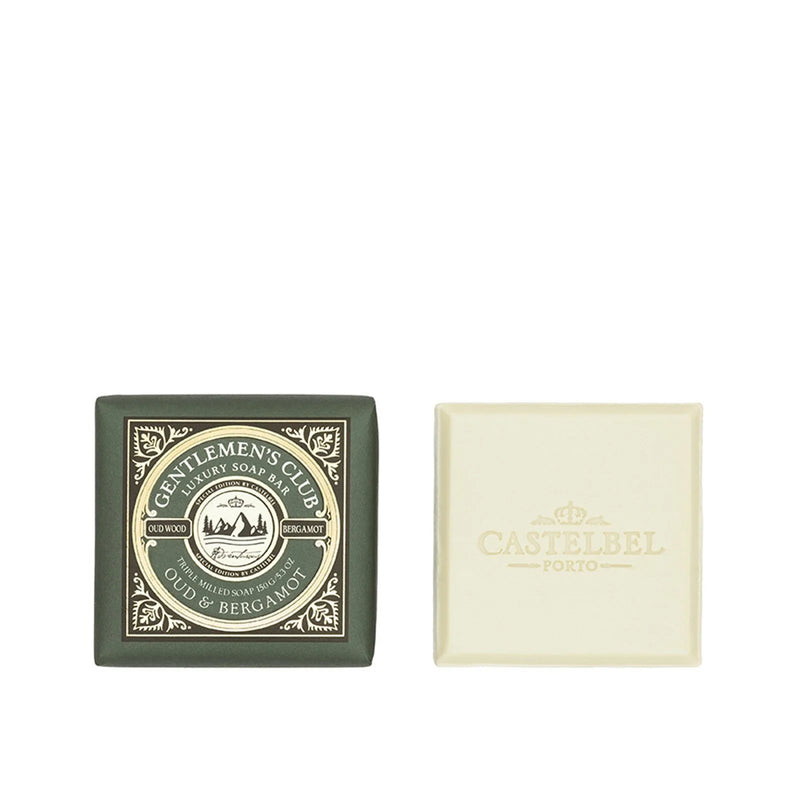 Castelbel Gentlemen's Club Oud & Bergamot Luxury Tripple Milled Soap Bar