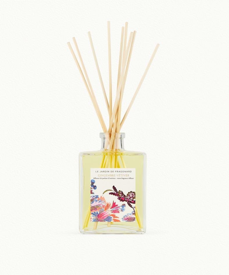 Fragonard Gingembre Vétiver Reed Diffuser Home Fragrance made in france