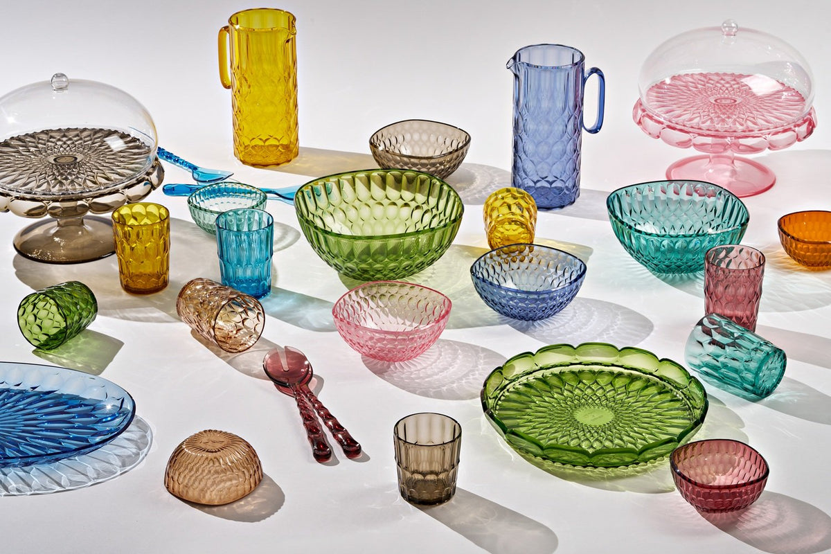 Vanity Low Tumblers | Set of 6 | Clear