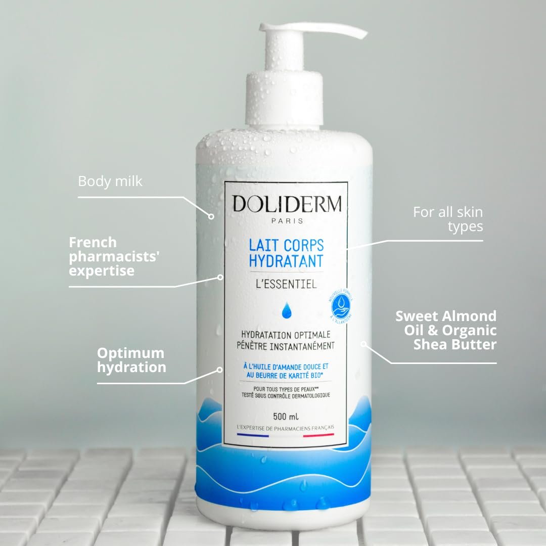 Doliderm Lait Corps Essentiel – Hydrating Body Milk | Set of 2 | 500ml