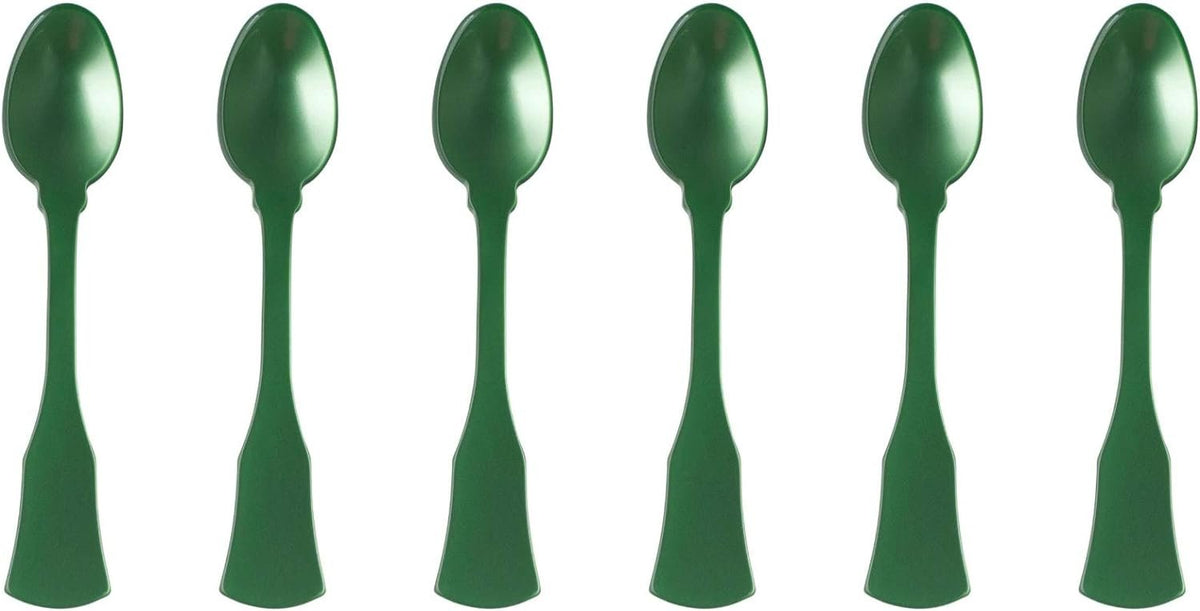 Sabre Paris Espresso 6-Spoons Honorine Garden Green Dishwasher Safe