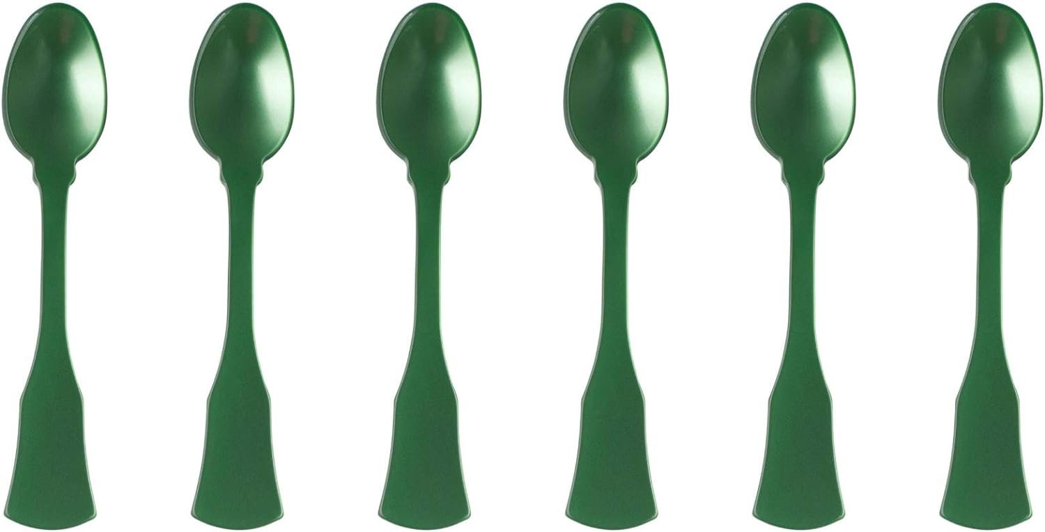 Sabre Paris Espresso 6-Spoons Honorine Garden Green Dishwasher Safe