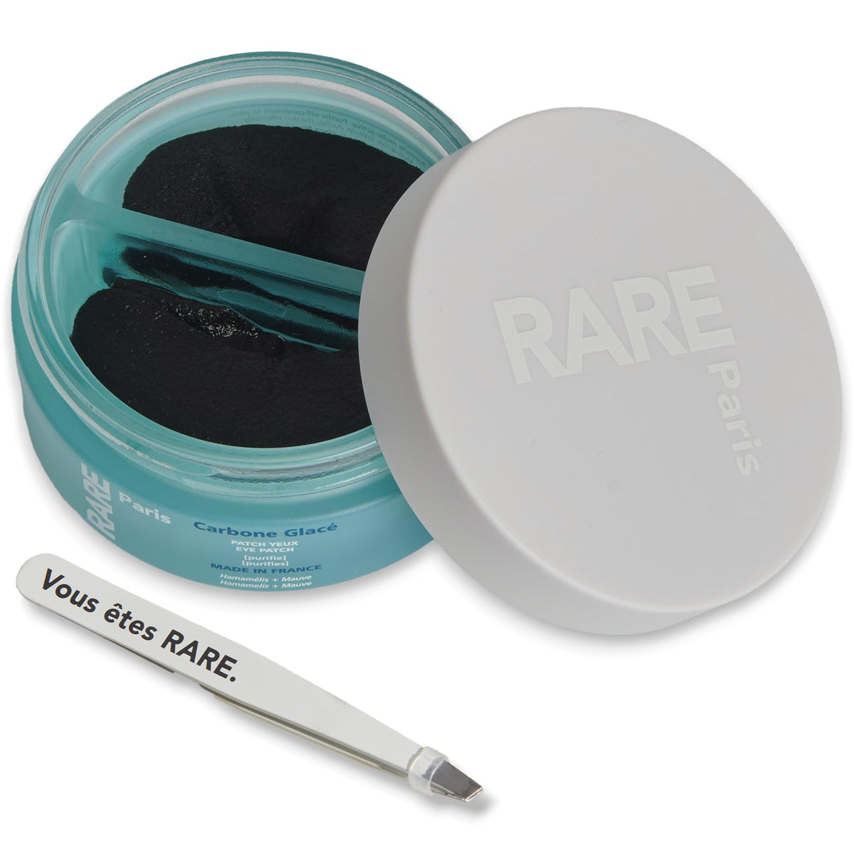 RARE Paris Carbone Glacé Purifying Eye Patches | Witch Hazel & Mallow Extract