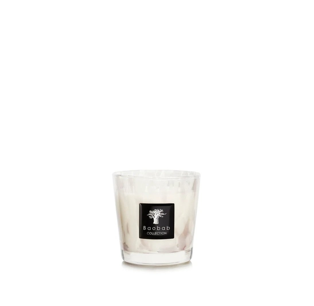 PEARLS WHITE My First Baobab Luxury Scented Candle | Floral Scent (MAX08)