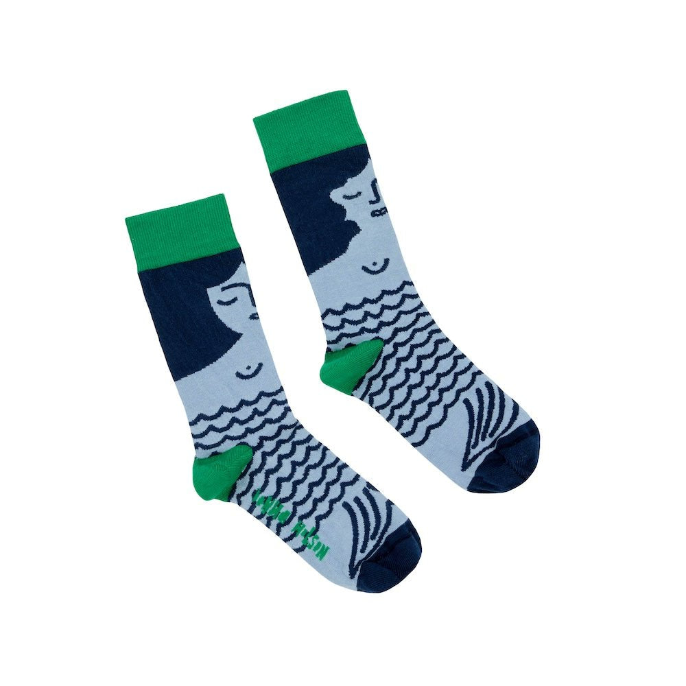 Donna Wilson Mermaid Socks | Organic Cotton | Made in Portugal