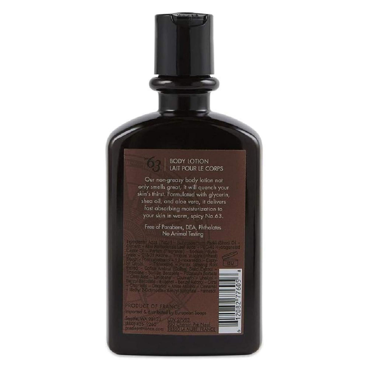 Pre de Provence No. 63 for Men Hair & Body Wash and Body Lotion Set