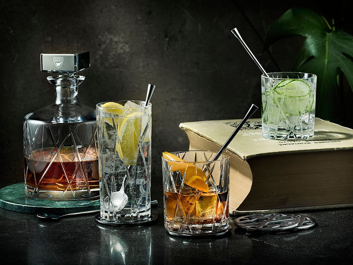 Orrefors City Crystal Decanter | 32oz